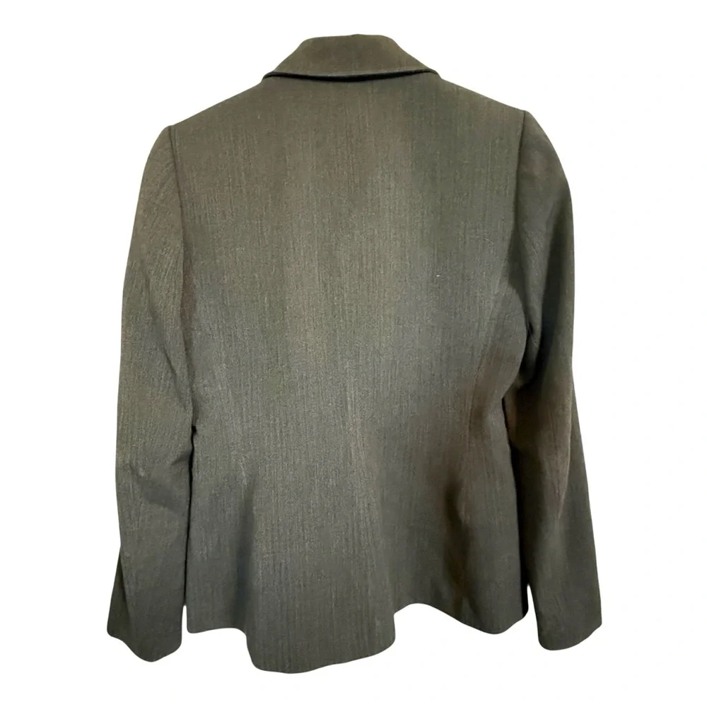 Tahari Arthur S. Levine Gray Blazer Jacket – Classic Tailored Workwear Women’s 2 - Picture 6 of 14
